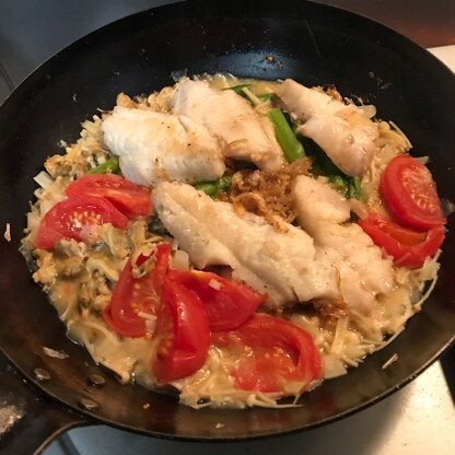 レシピを参考に、冷蔵庫にある食材で作りました。白ごはんにも合い、美味しくいただきました。